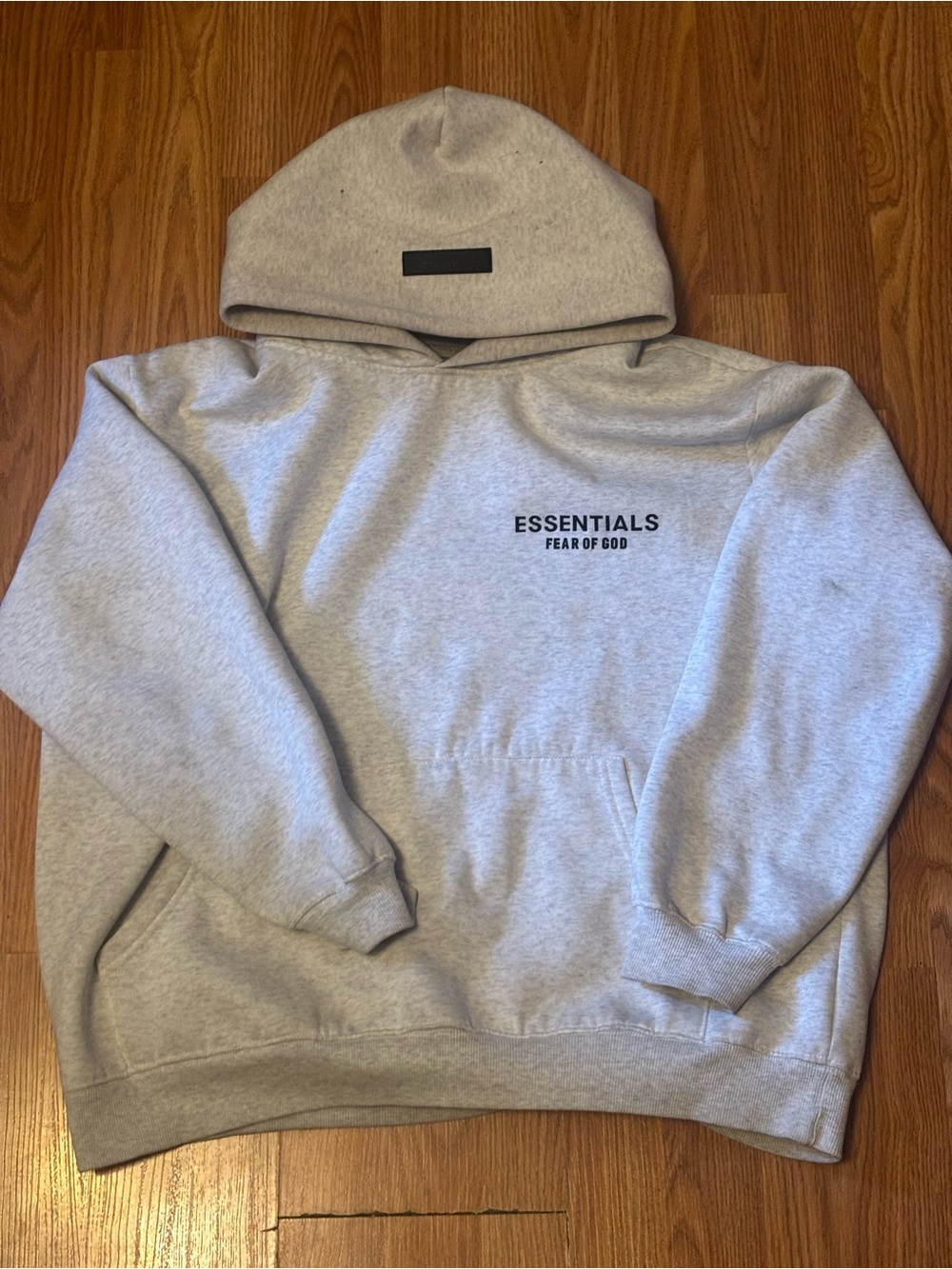 Fear of God ESSENTIALS Light Gray Hoodie